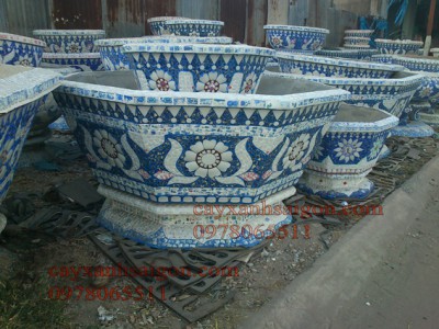 Chậu Dát Sành Sứ thumb